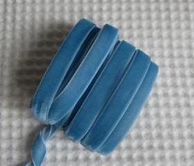 3 Yards Sky Blue Ribbon 3/8 inch - 06